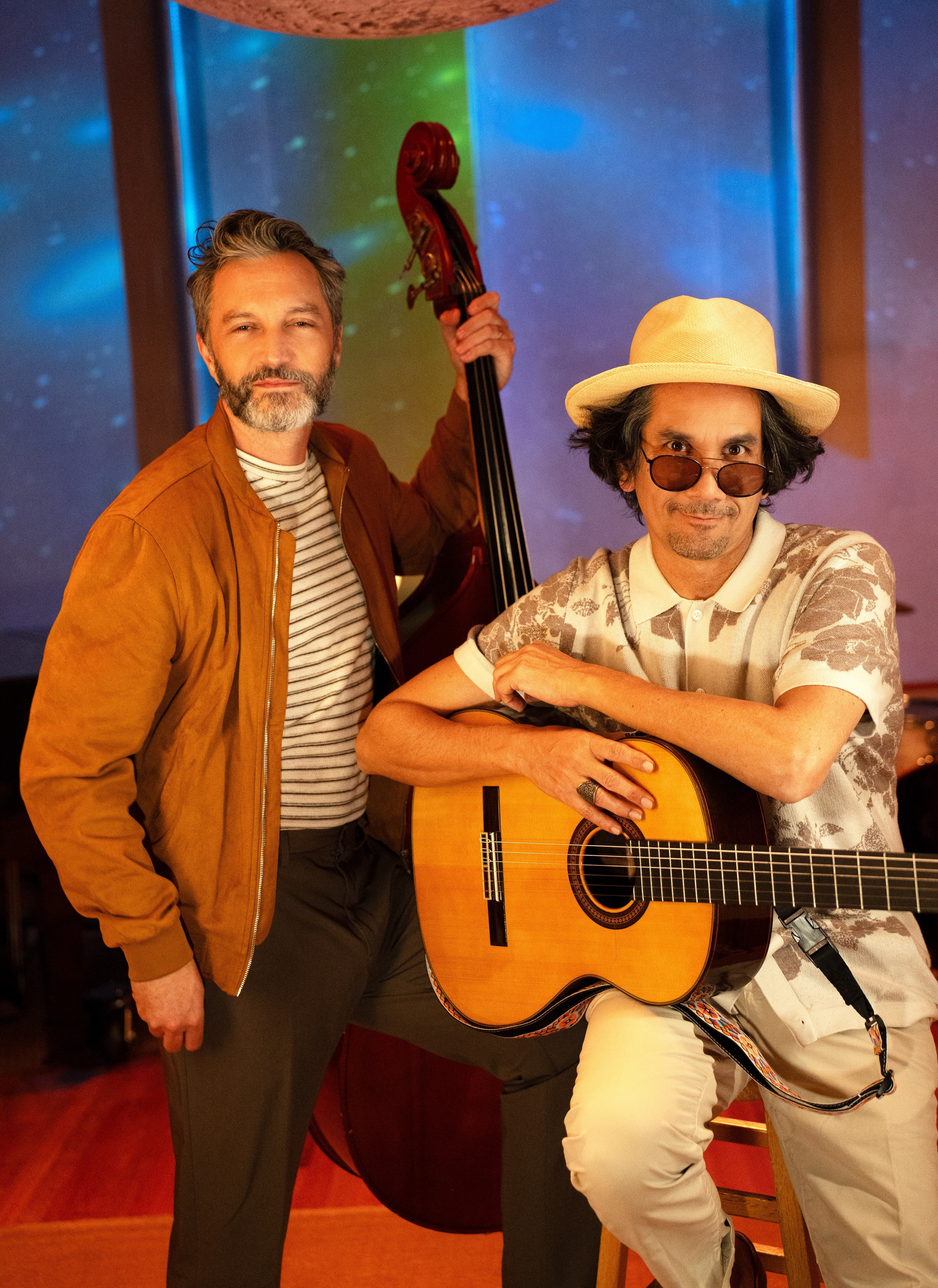 Jorge Villamizar y André Lopes, integrantes y fundadores de "Bacilos".