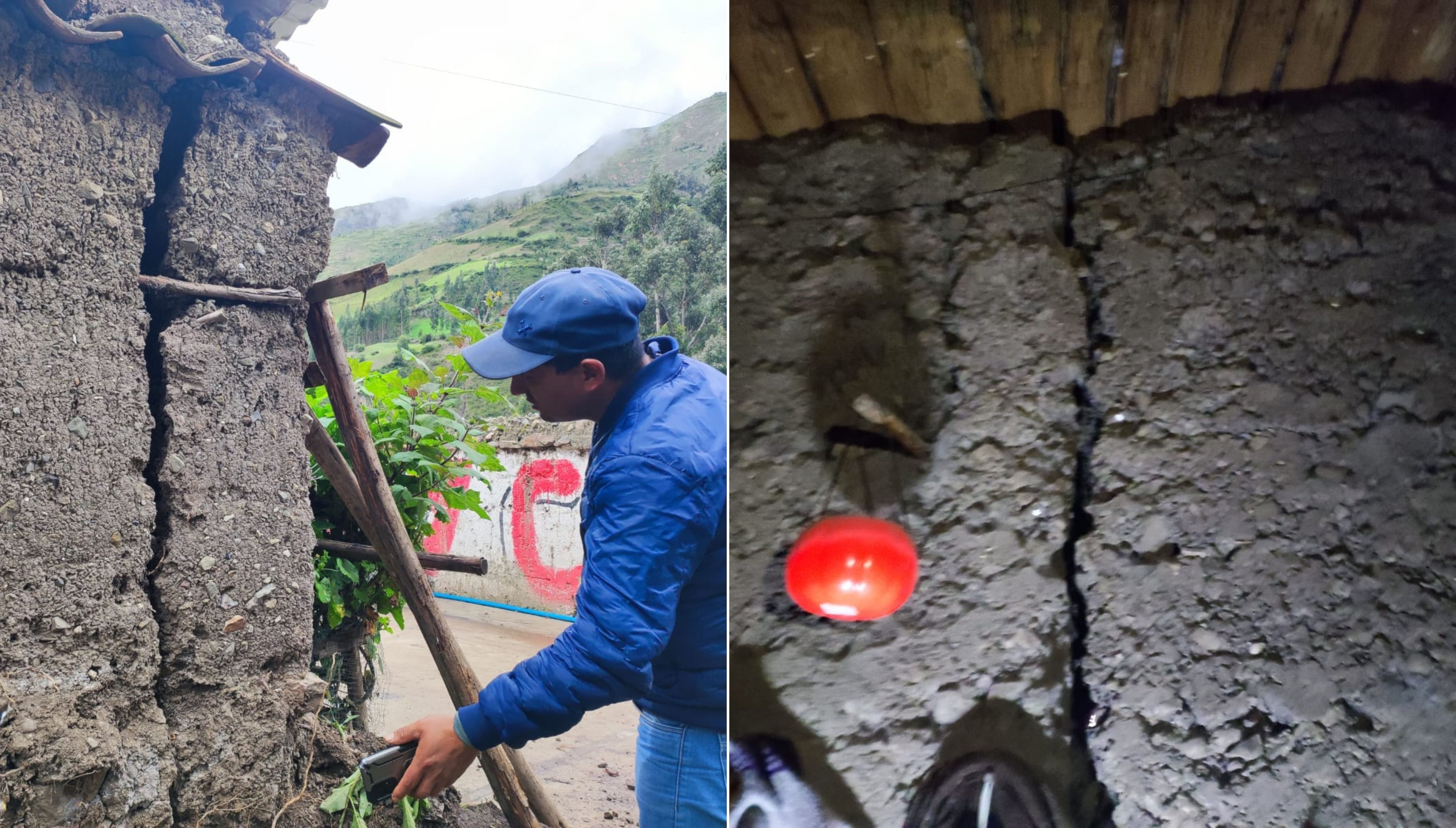 Autoridades distritales vienen coordinando el traslado de población debido a que su caserío se encuentra en una zona de alto riesgo.