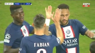 PSG vs. Maccabi Haifa: así fue el gol de Neymar para cerrar el 3-1 en la Champions League (VIDEO)
