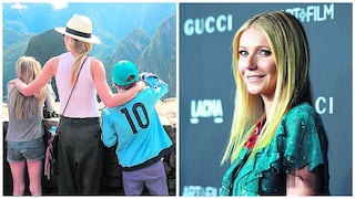 Gwyneth Paltrow e hijos, cautivados por Machu Picchu