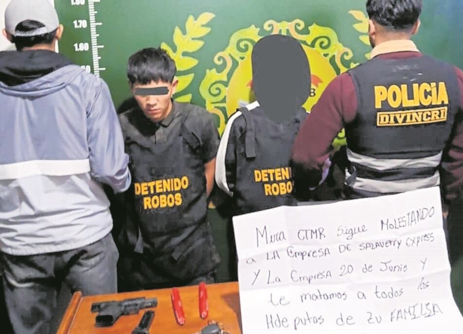 Tras feroz tiroteo se detuvo a dos presuntos miembros de “Los Pulpos, entre ellos un menor de edad, que amenazaban con atentar contra dueño de pollería.