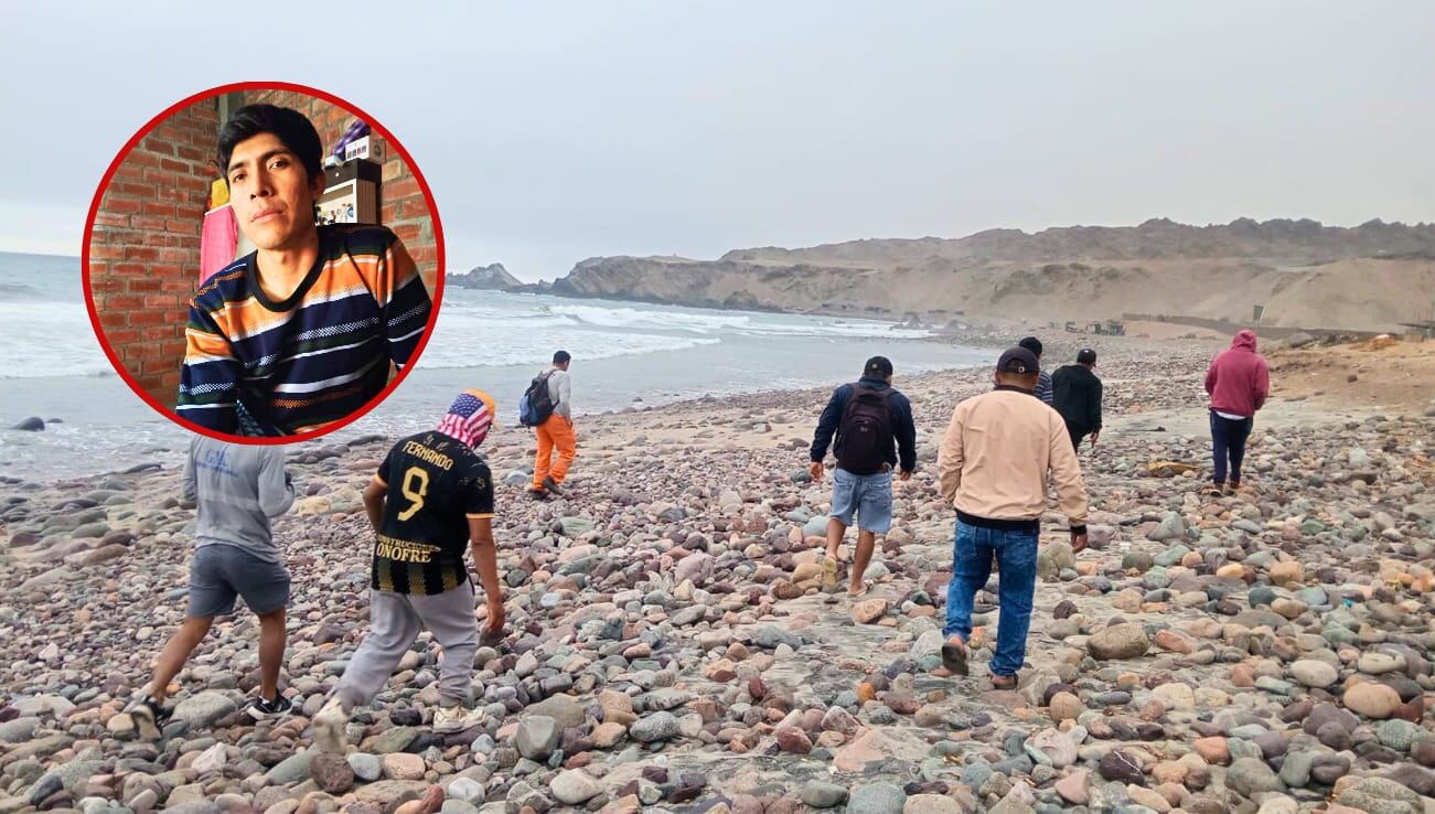 Joven desapareció desde el 8 de octubre, cuando pescaba en el mar en Chala. Foto: Difusión.