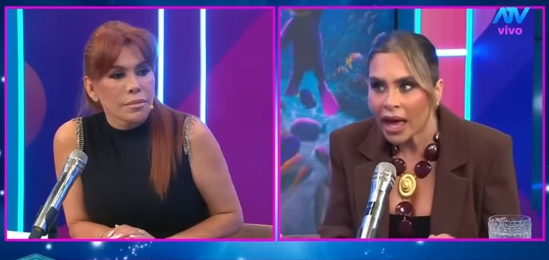 La conductora habló con Magaly Medina sobre su vínculo con el cantante y aclaró cómo se produjo su salida de ‘América hoy’ tras el ‘ampay’ que expuso una de sus infidelidades.(ATV)