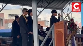 Indignado alcalde escolar reclama por deficiencias en colegio Mariscal Castilla de El Tambo