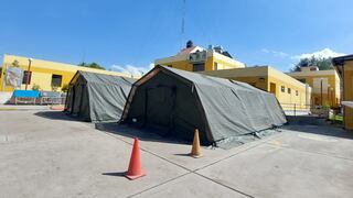 Arequipa: Carpas instaladas en hospital Goyeneche no se usan