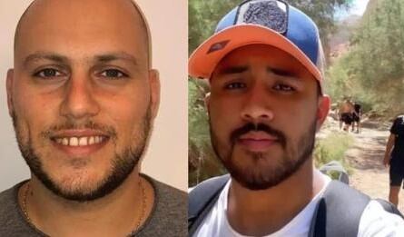 Los peruano-israelíes Daniel Levi Ludmir (izq) y Brandon David Flores García fueron asesinados por Hamás en Israel.