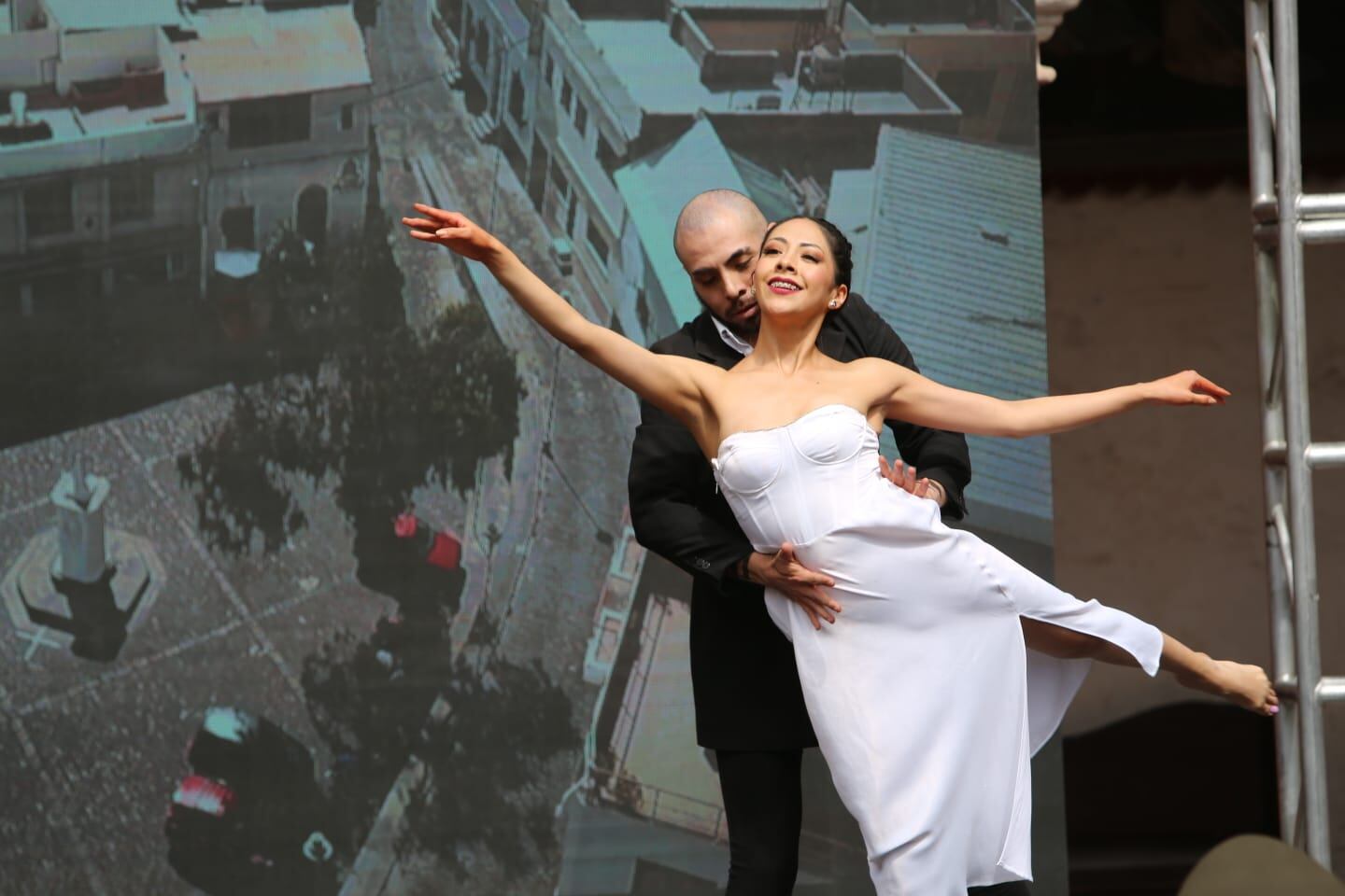 Interpretación de danzantes en el Monasterio de Santa Catalina (Foto: Leonardo Cuito)