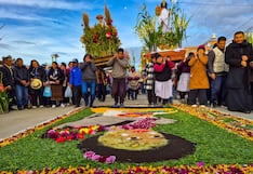 Santos recorrieron las calles de Sapallanga para despedir la Semana Santa 2026