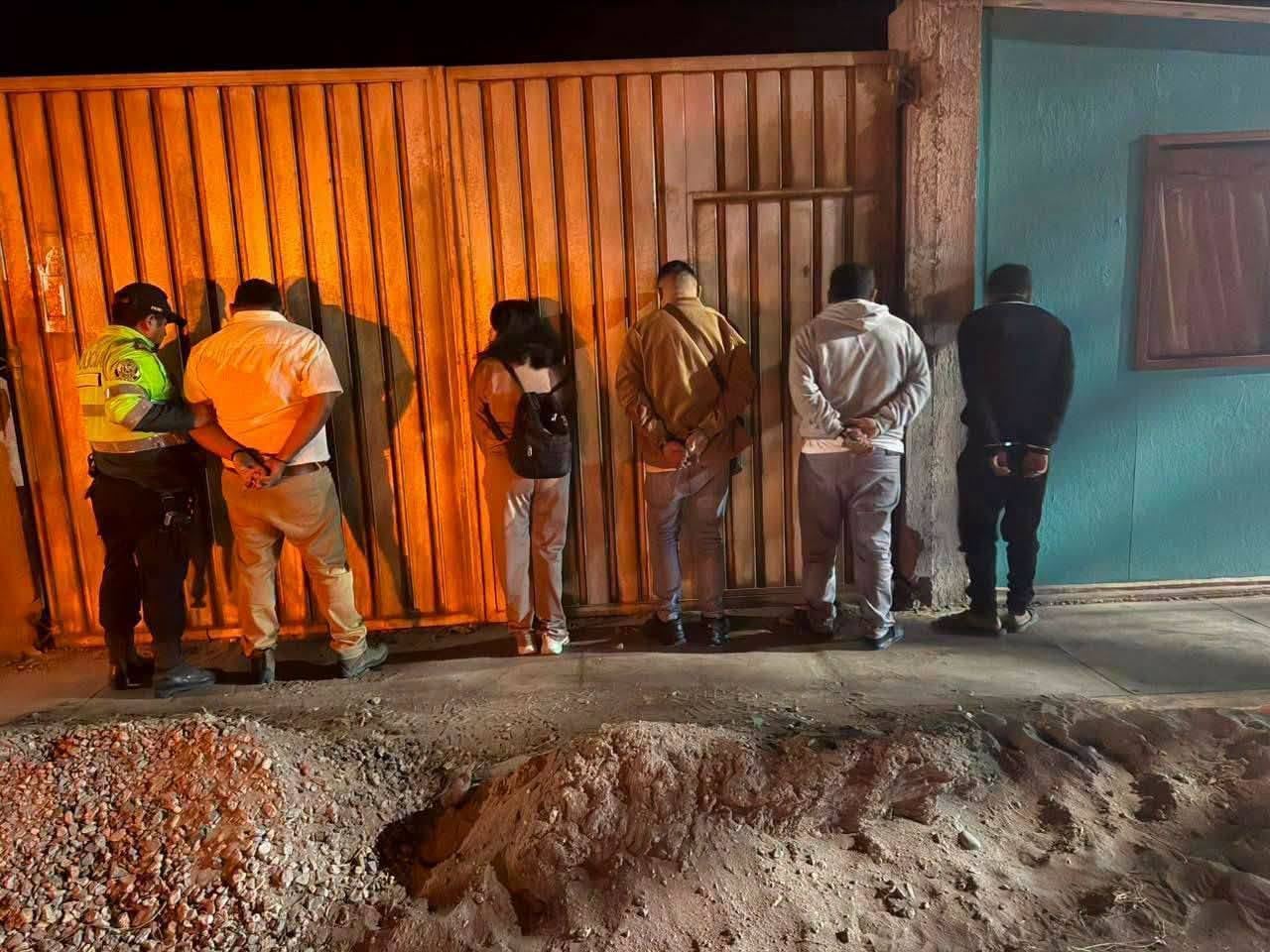 Banda delictiva se dedicaría al robo de viviendas en Camaná. Foto: PNP.