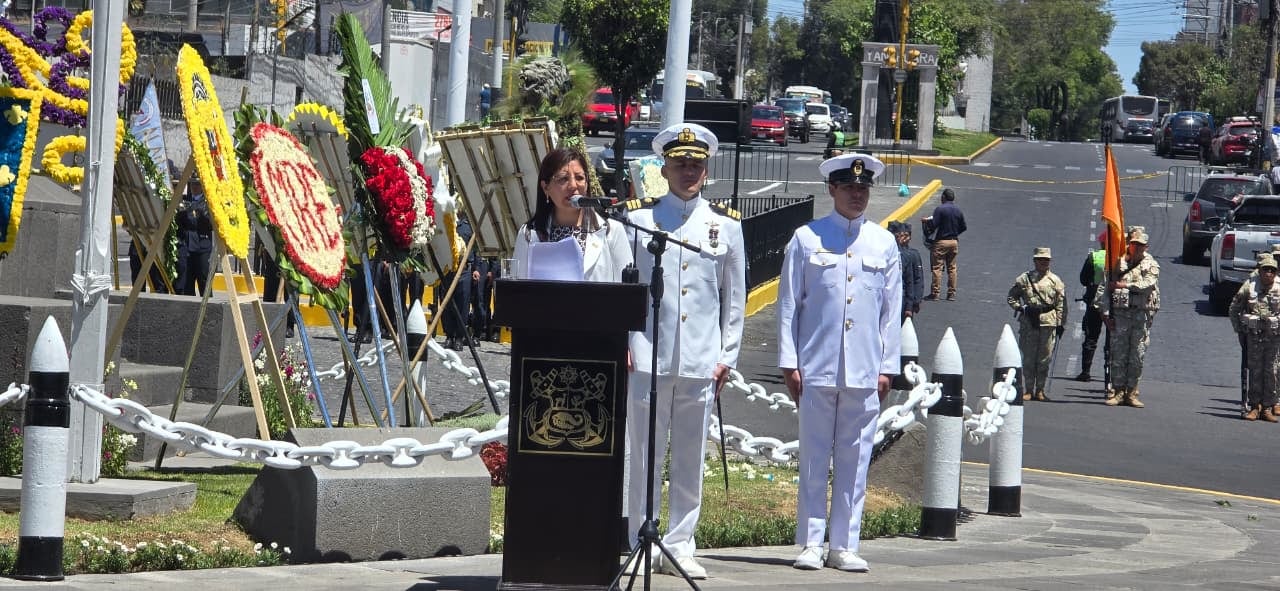 Arequipa conmemora aniversario de la Marina de Guerra y Combate de Angamos. (Foto: Omar Cruz/@photo.gec)