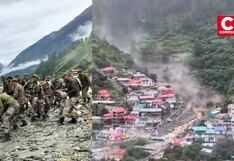 Tragedia en India: Más de 100 desaparecidos y al menos 5 muertos tras aluvión (VIDEO)