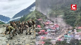 Tragedia en India: Más de 100 desaparecidos y al menos 5 muertos tras aluvión (VIDEO)