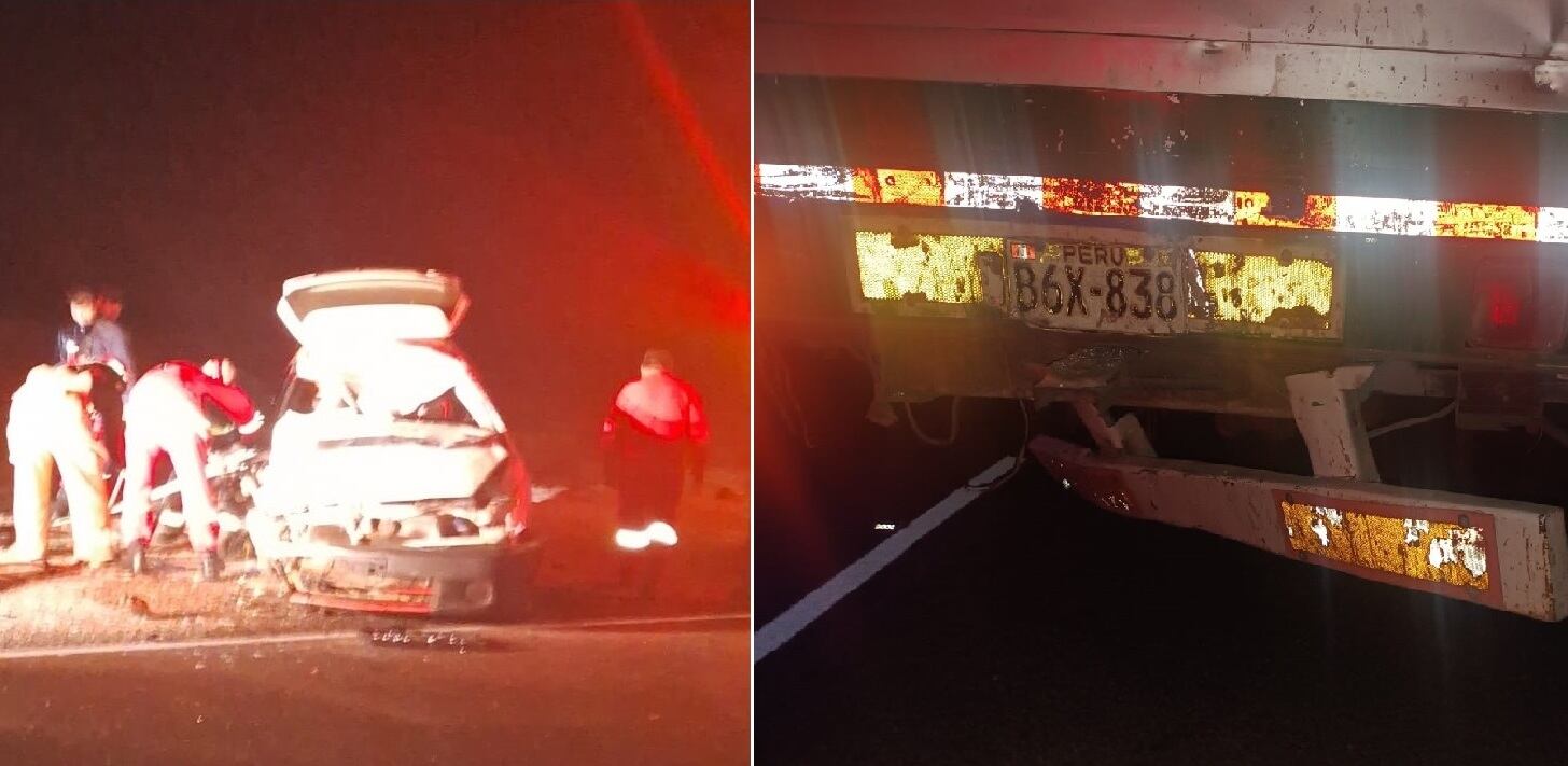 Varios paquetes con droga se encontró en una pasajera tras la violenta colisión vehicular en la vía Panamericana Sur