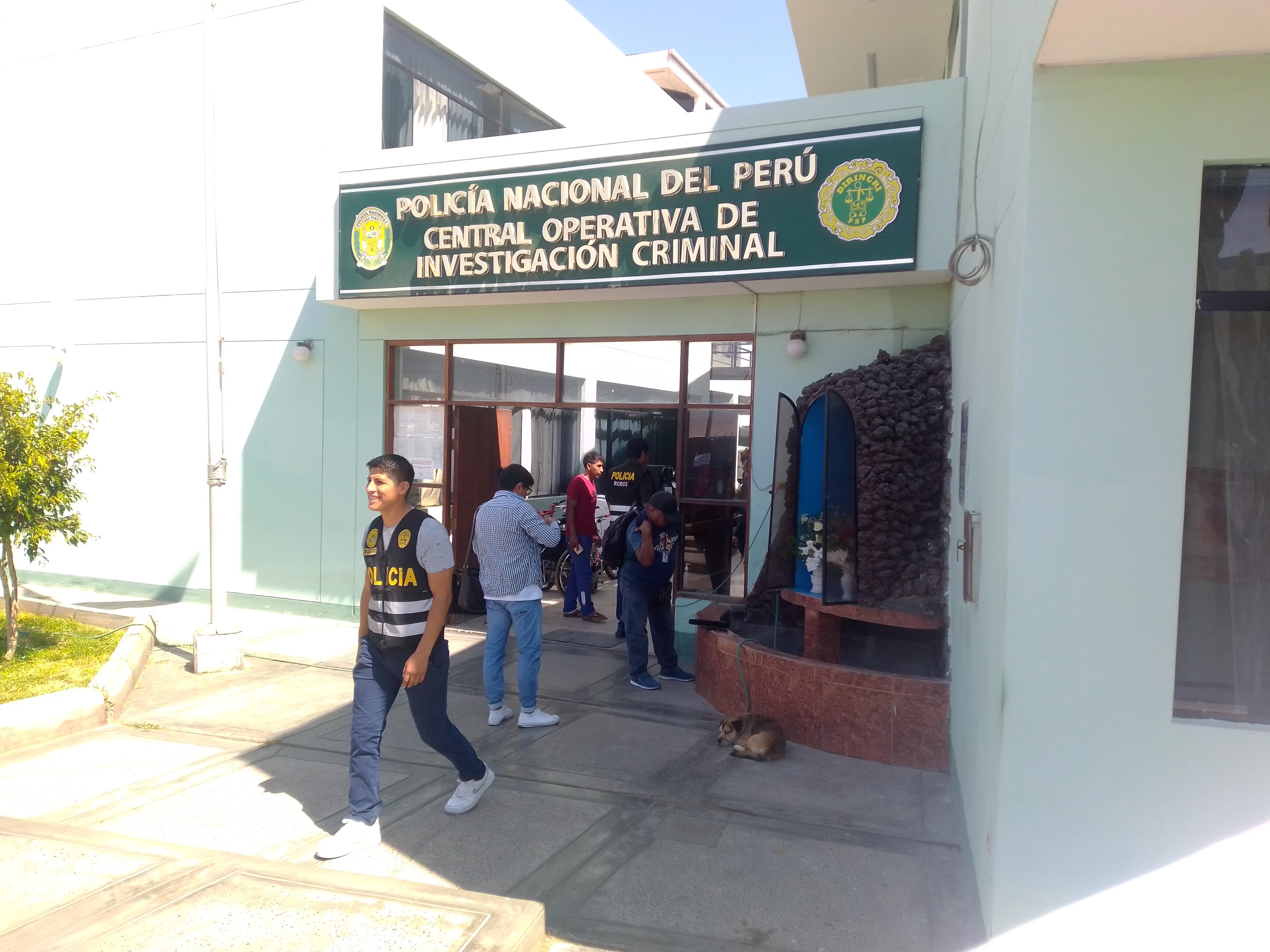 Conscripto fue trasladado al Departamento de Investigación Criminal. (Foto: Correo)