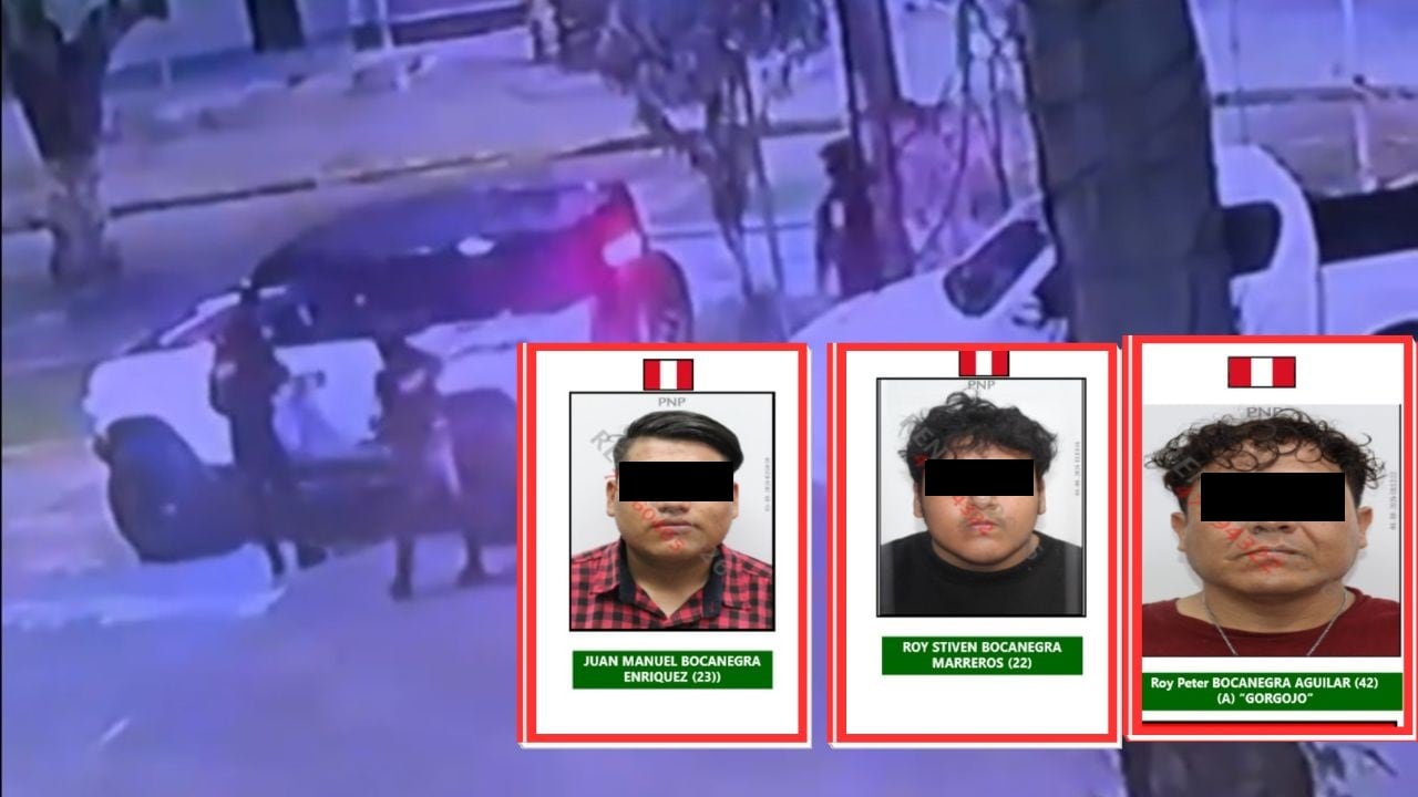 Intervenidos por su presunta vinculación con un automóvil que habría sido utilizado durante el rapto. (Foto: PNP)