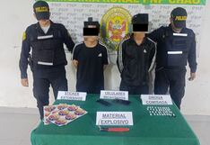 La Libertad: Caen menores con aparato explosivo y stickers extorsivos en Chao