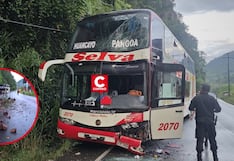 Junín: deslizamiento de rocas provoca impacto de dos buses interprovinciales en Carretera Central