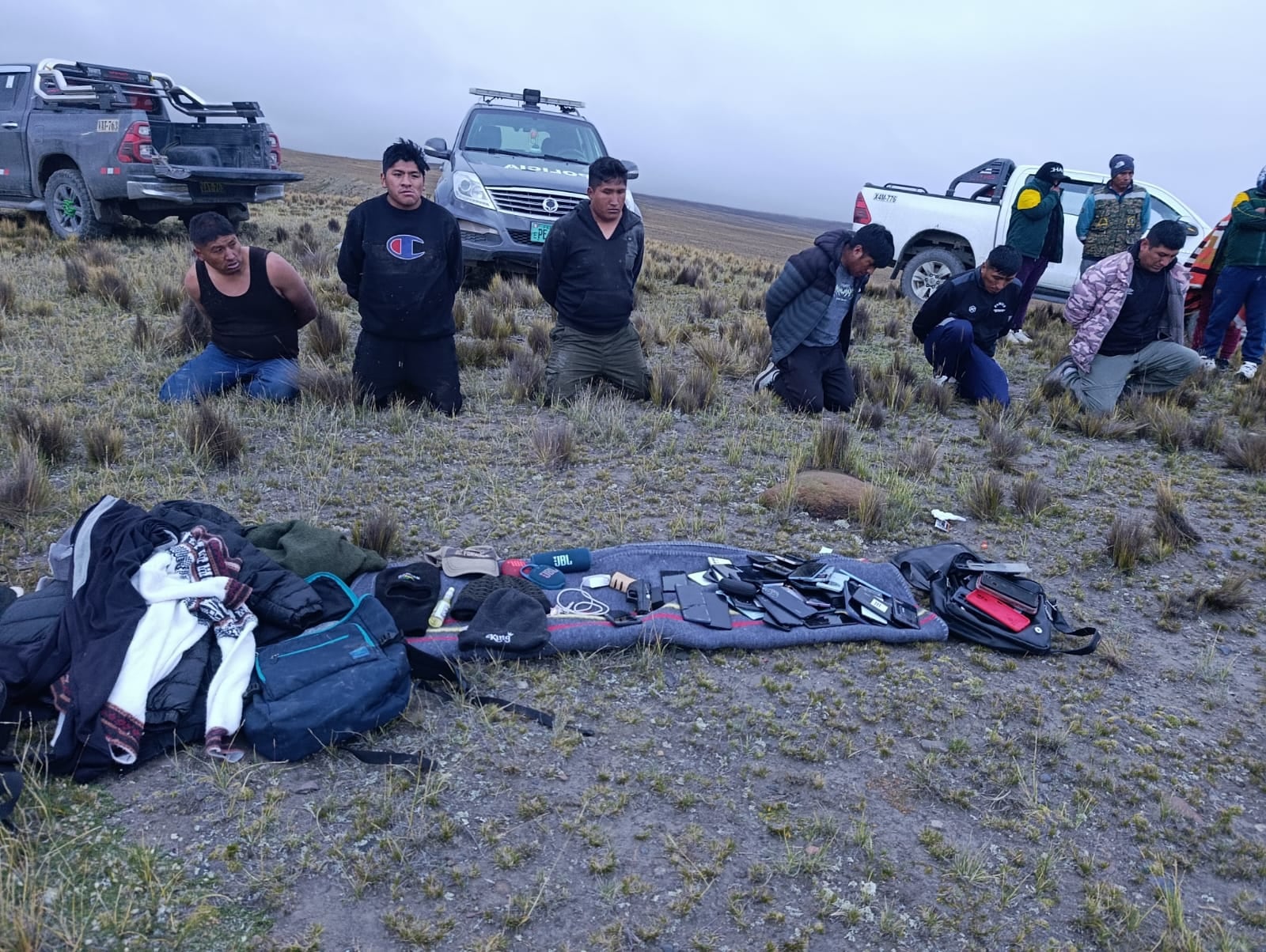 Los presuntos integrantes de la banda criminal “Los Buitres de Aricoma” son investigados por robo agravado, banda criminal y porte ilegal de armas.