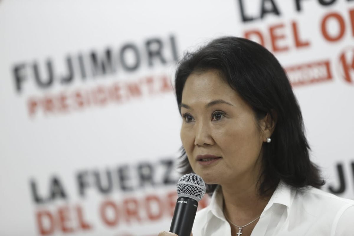 Keiko respalda pedido de auditoría internacional a la ONPE. Foto: Cesar Campos / @photo.gec.