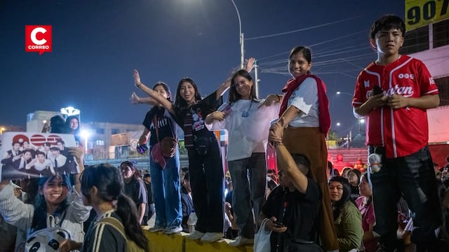 BTS en Lima: cientos de fans disfrutan del segundo concierto desde los exteriores del Estadio San Marcos. (Foto: Fernando Sangama / @photo.gec)