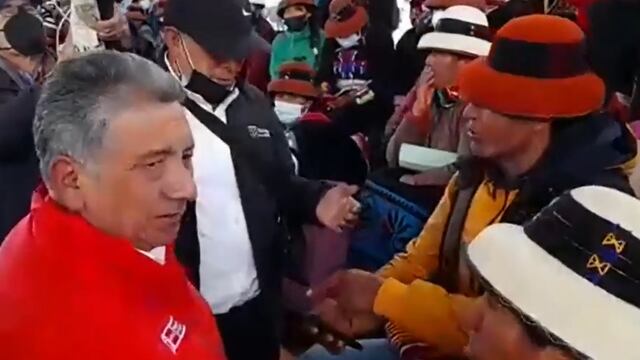 Las Bambas: captan incidente entre pobladores y el ministro de Energía y Minas (VIDEO)