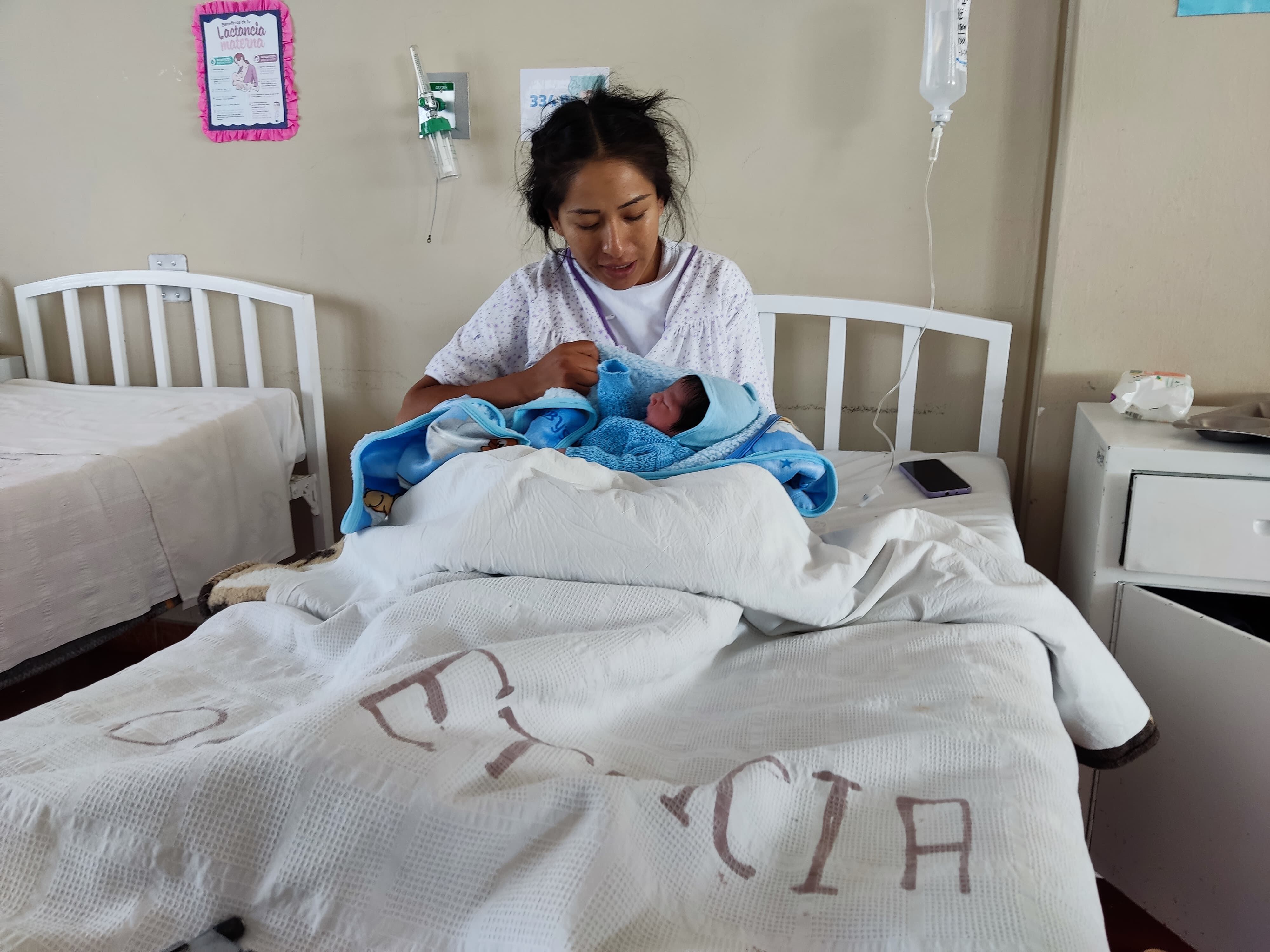 Eithan es el tercer bebé nacido en el años 2024. Foto: Leonardo Cuito.