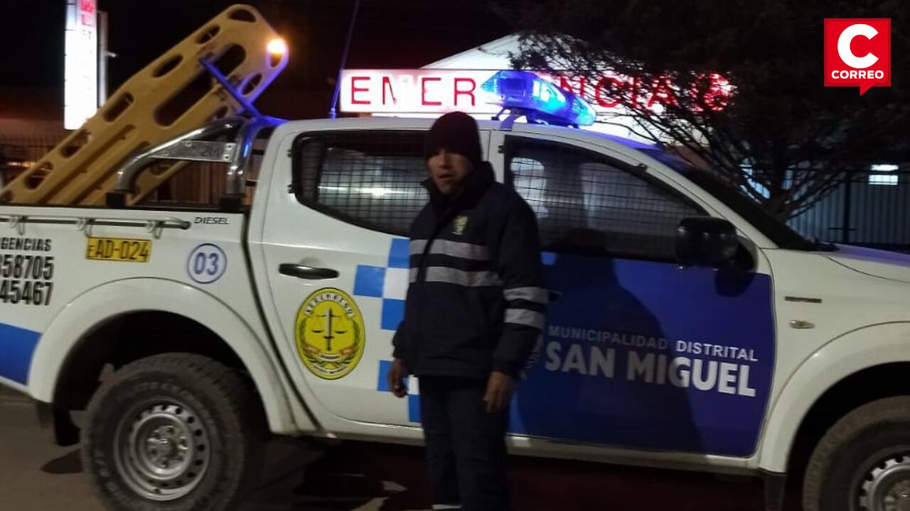 PUNO: Delincuentes hieren a balazos a transeúnte en San Miguel