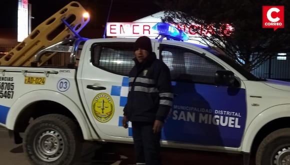 PUNO: Delincuentes hieren a balazos a transeúnte en San Miguel