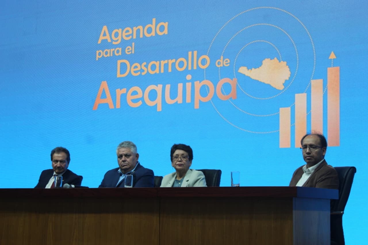Presentan Agenda para el Desarrollo de Arequipa 2026-2030. (Foto: Álvaro Figueroa/@photo.gec)