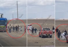 Ica: camioneros y colectiveros desatan batalla campal en la Panamericana Sur