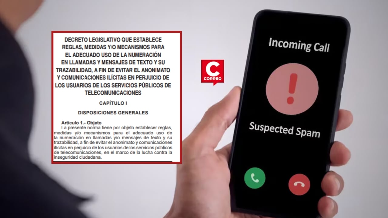 Nuevo decreto permite identificar llamadas spam y mensajes de texto con prefijo 500. Composición: Diario Correo.