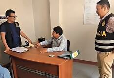 Piura: Detienen a un gerente municipal de Suyo con coima de S/ 2000