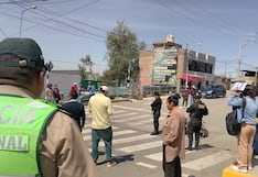 Motociclista herido en choque con camioneta en Arequipa