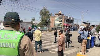 Motociclista herido en choque con camioneta en Arequipa