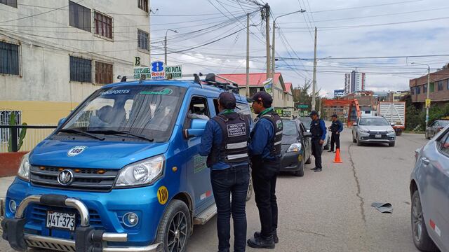 Huancayo Imponen más de 6 mil papeletas a conductores de transporte público 