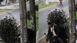Trujillo: Hombre hurta motocicleta valorizada en 3,500 soles (VIDEO)