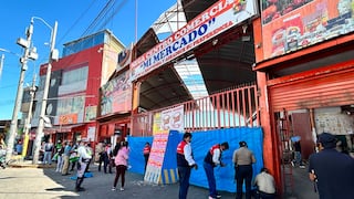 Clausuran dos mercados en la plataforma comercial Andrés Avelino Cáceres en Bustamante y Rivero