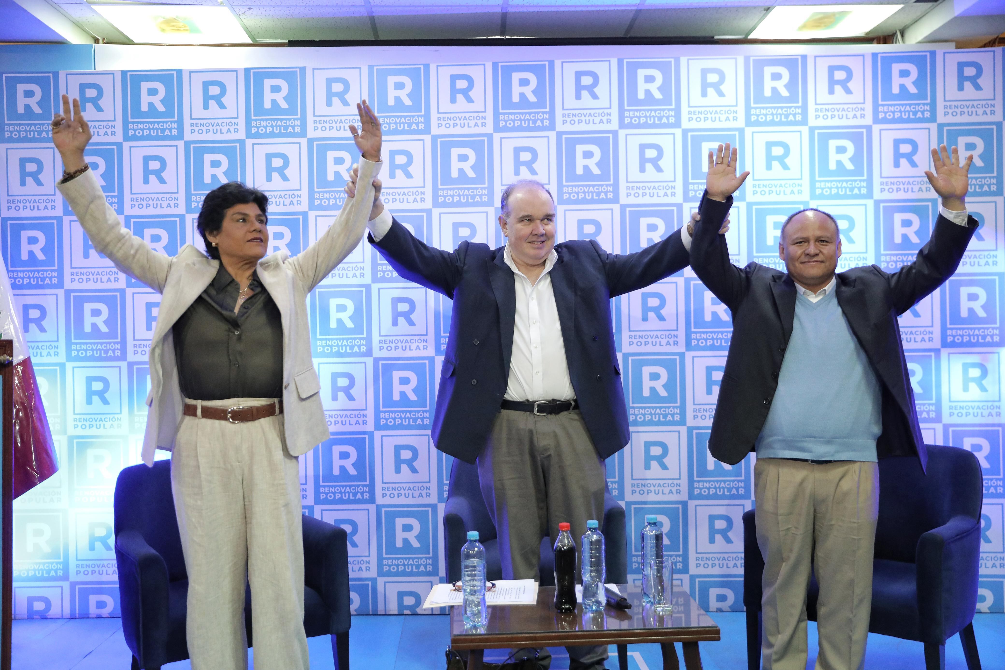 Rafael López Aliaga presenta su fórmula presidencial y lista congresal para las Elecciones 2026. (Foto: Joel Alonzo/GEC)