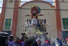 Señor de la Agonía recorrió las calles de la provincia de Pisco por once horas