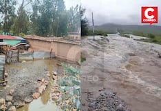 Distritos quedan incomunicados por desborde de río Yanamarca en Jauja