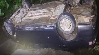Huánuco: anciano muere en despiste y volcadura de automóvil