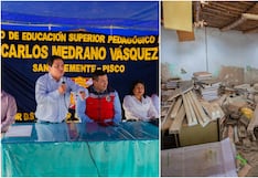 Pisco: anuncian S/33 millones para la reconstrucción del I.S.P.P. “Carlos Medrano Vásquez”