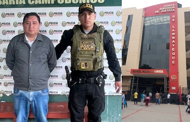 Sujeto viene cumpliendo prisión preventiva en el penal de Chiclayo.