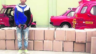 Policía decomisa 629 litros de thinner en Pisco