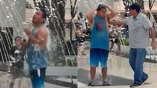 Piura: Multan a hombre por ducharse en el Circuito Mágico del Agua