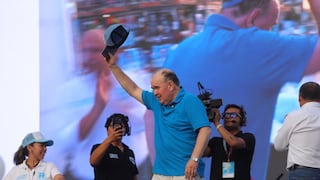 Rafael López Aliaga cierra campaña con mitin en Gamarra (GALERÍA)