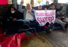 Tacna: Tres docentes que acataban huelga de hambre son evacuados por complicaciones de salud
