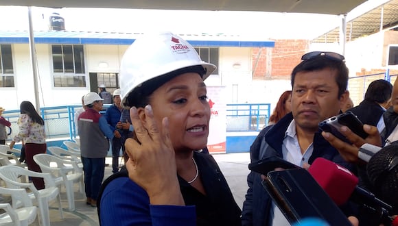Gobernadora regional provisional de Tacna Liliana del Carmen Velazco Cornejo. (Foto: GEC)