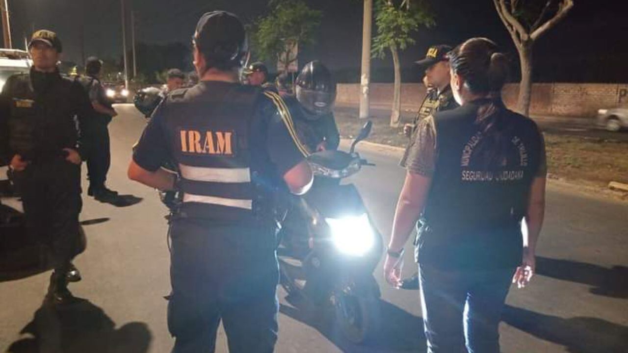 Gerencia de Seguridad Ciudadana de la Municipalidad de Trujillo, Policía Nacional y Migraciones realizaron operativo conjunto para prevenir delitos en la ciudad.