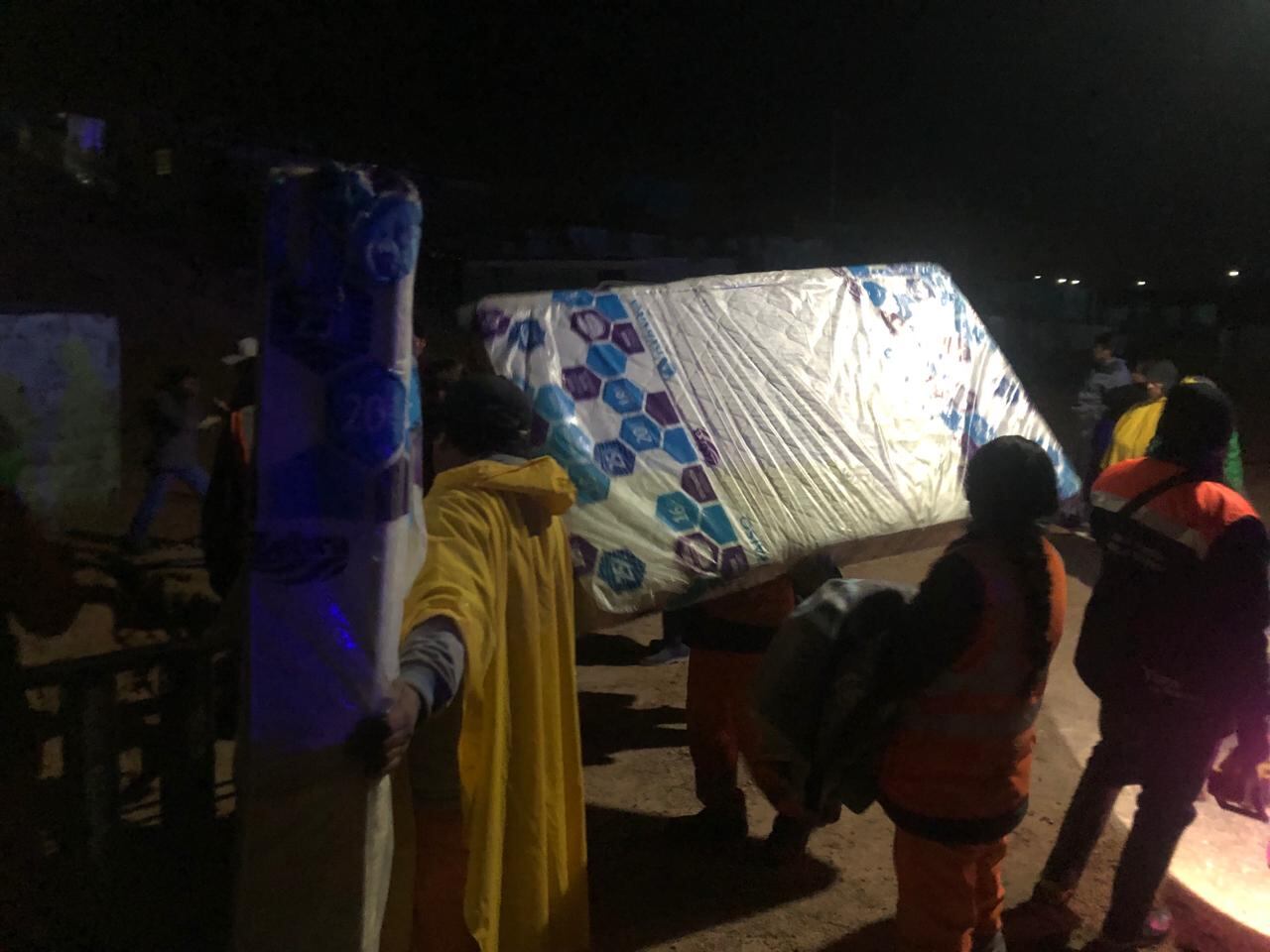 Ayuda humanitaria para población afectada. (Foto: Difusión)